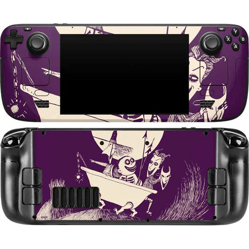 Disney The Nightmare Before Christmas Lock Shock and Barrel Art Steam Deck Handheld Gaming Computer Skin